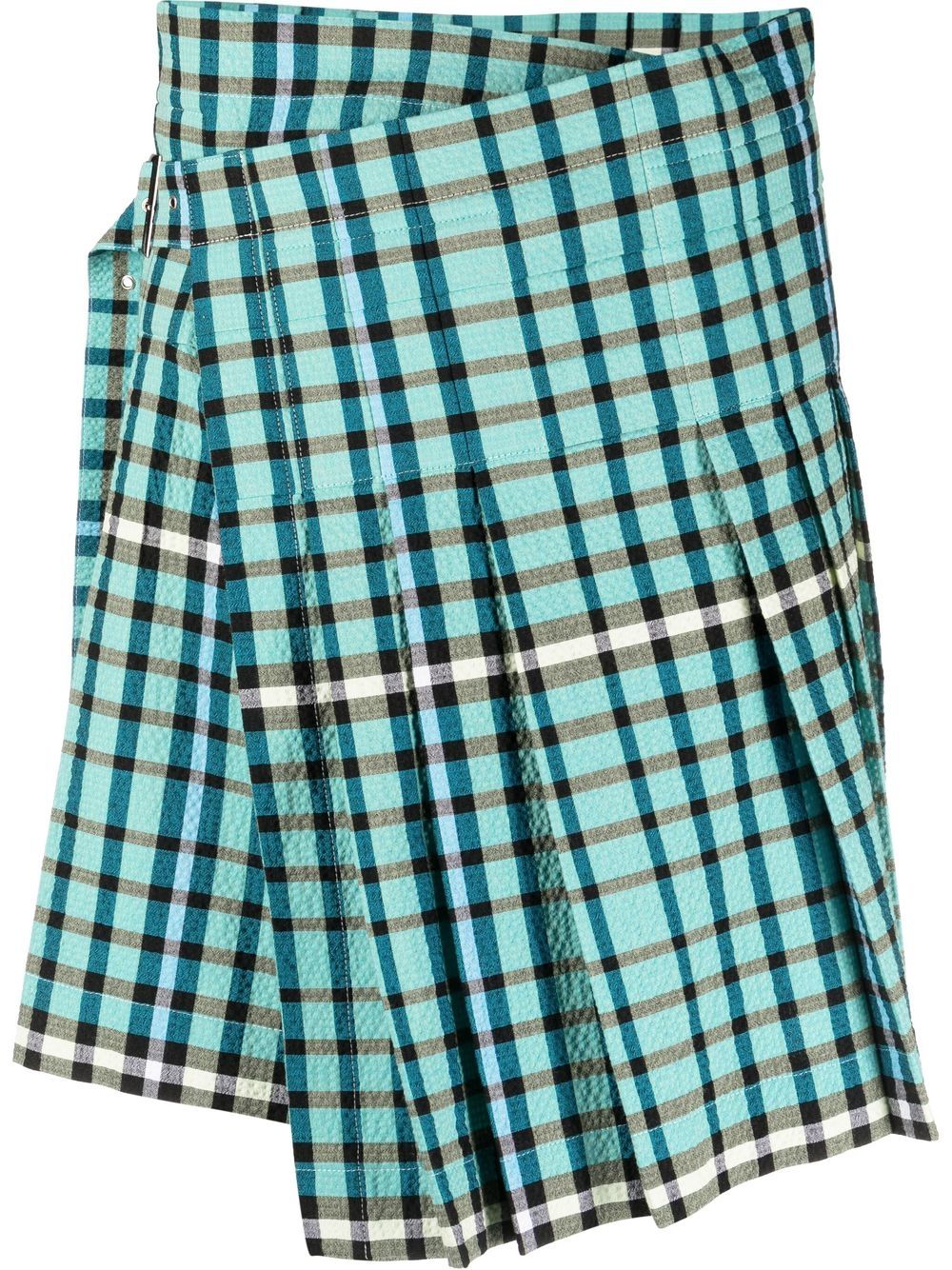 Charles Jeffrey Loverboy tartan-print mini kilt - Blue von Charles Jeffrey Loverboy