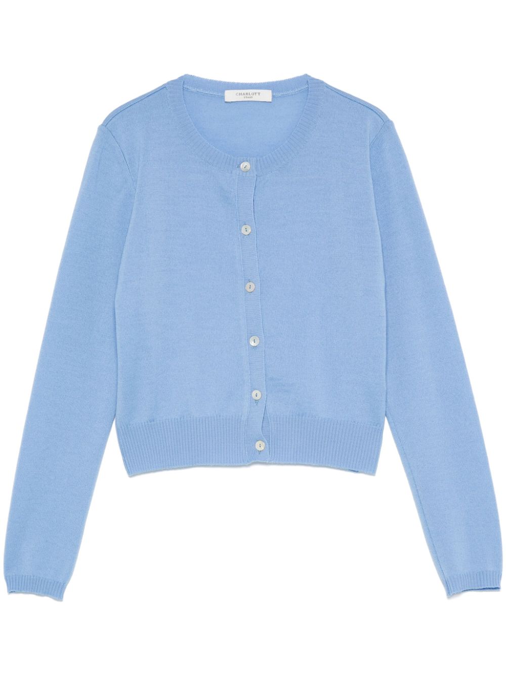 Charlott crew neck cardigan - Blue von Charlott