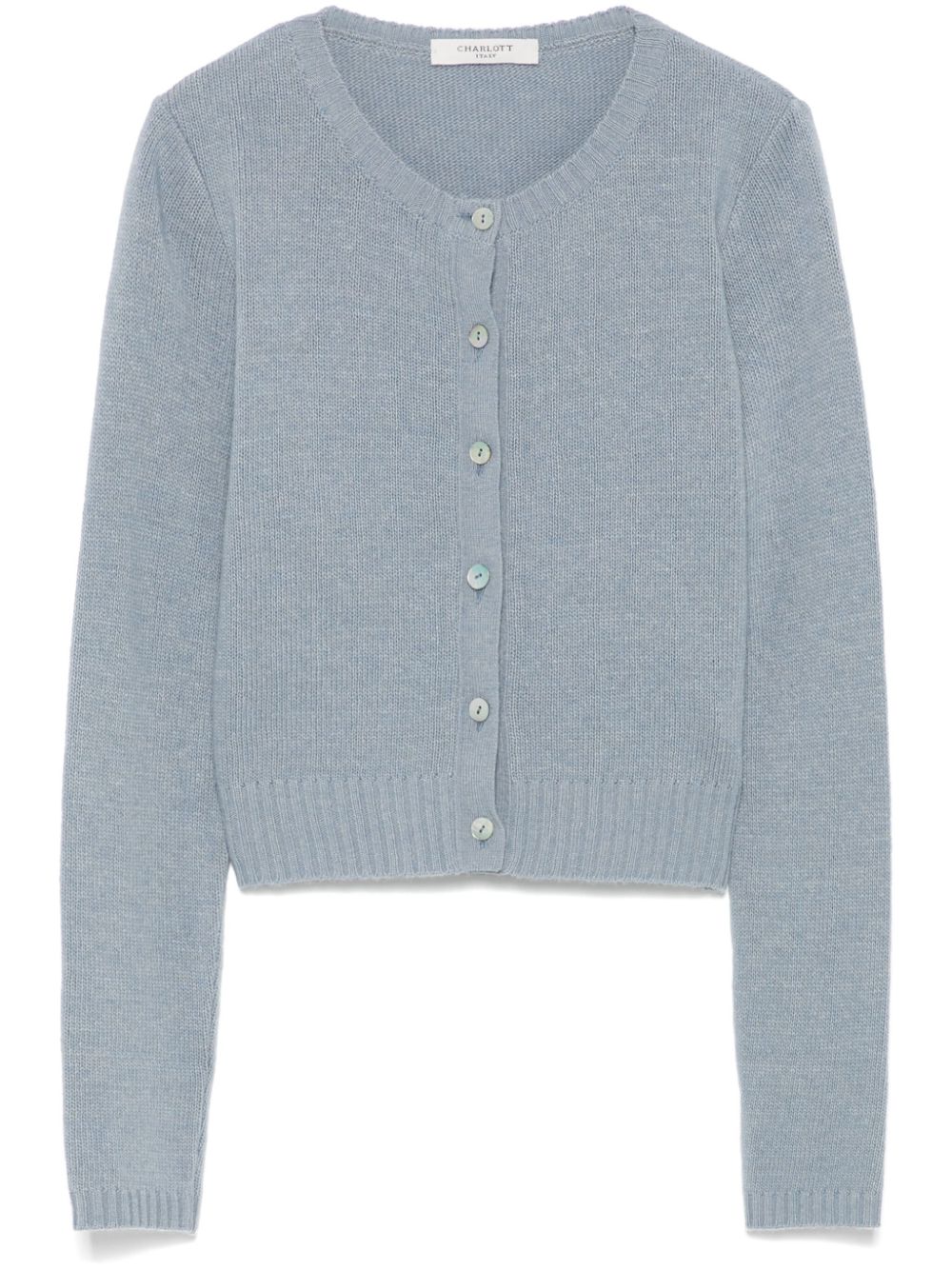 Charlott cropped cardigan - Blue von Charlott