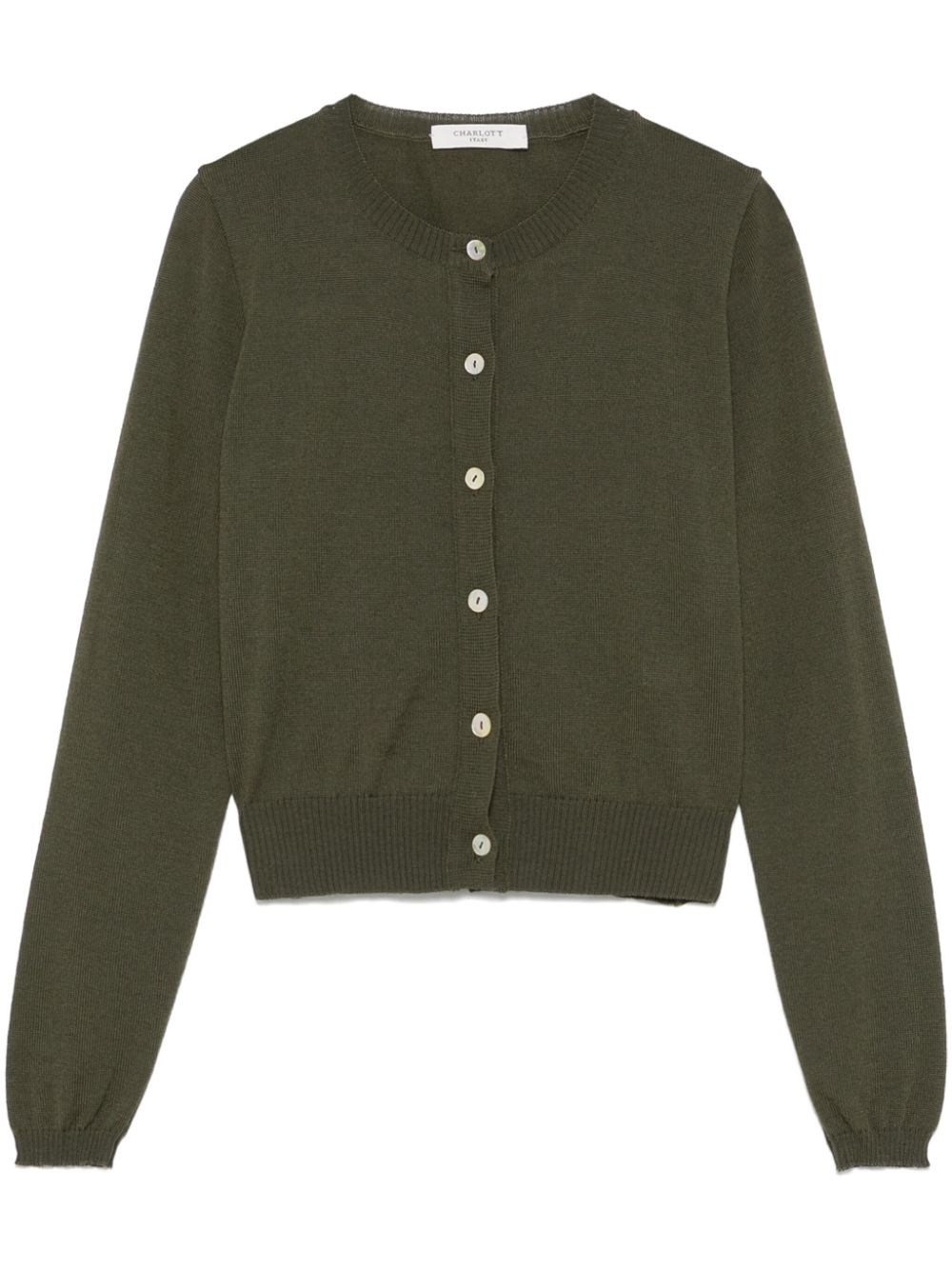 Charlott wool cardigan - Green von Charlott