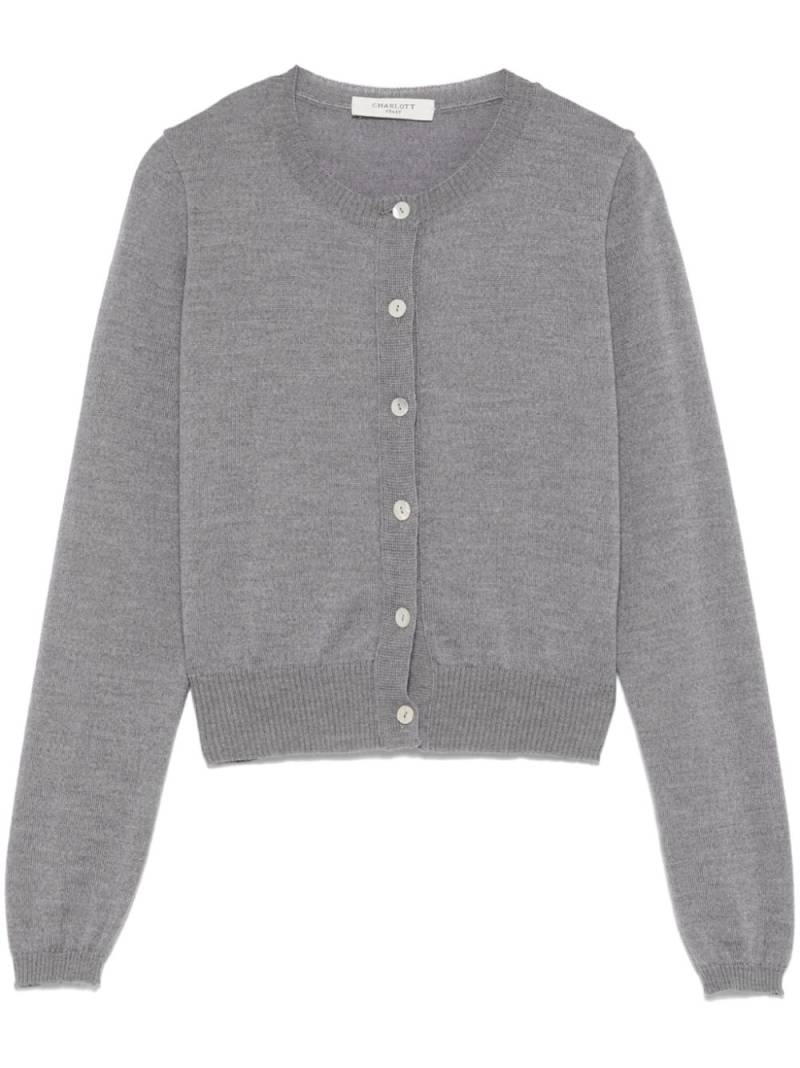 Charlott wool cardigan - Grey von Charlott