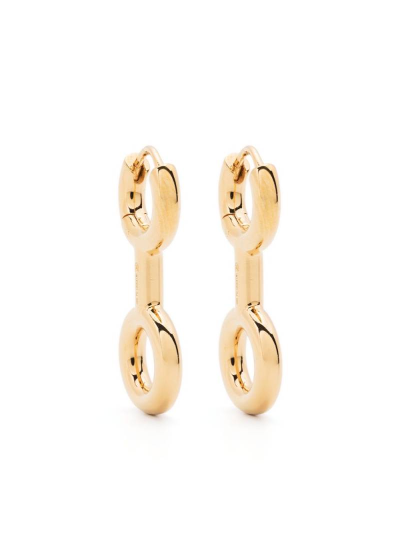 Charlotte Chesnais Binary Chain huggie earrings - Gold von Charlotte Chesnais