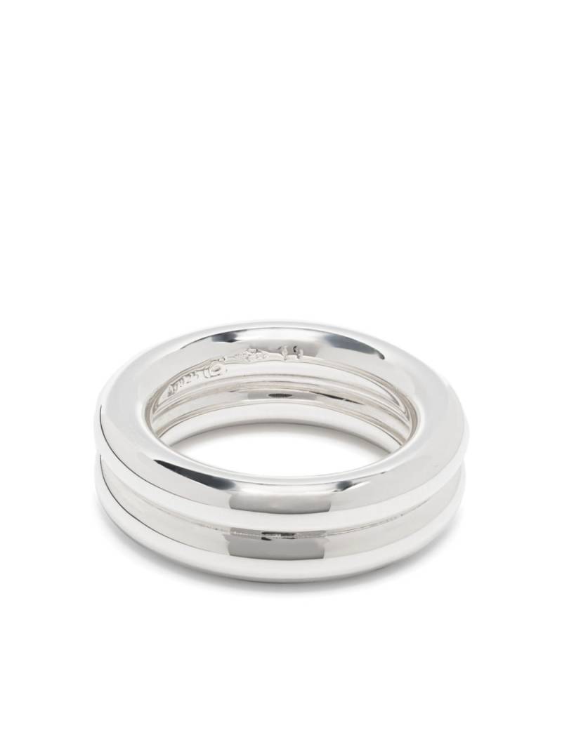 Charlotte Chesnais Double Brahma ring - Silver von Charlotte Chesnais