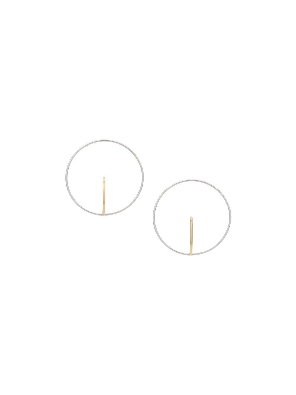 Charlotte Chesnais Gold Saturn large earrings - Metallic von Charlotte Chesnais