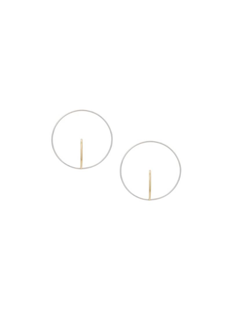 Charlotte Chesnais Gold Saturn large earrings - Metallic von Charlotte Chesnais