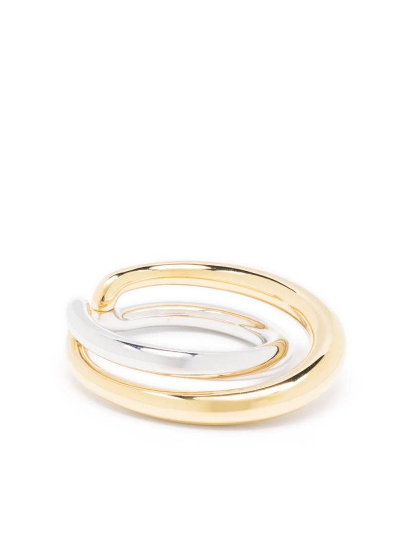 Charlotte Chesnais Initial two-tone design ring - Gold von Charlotte Chesnais