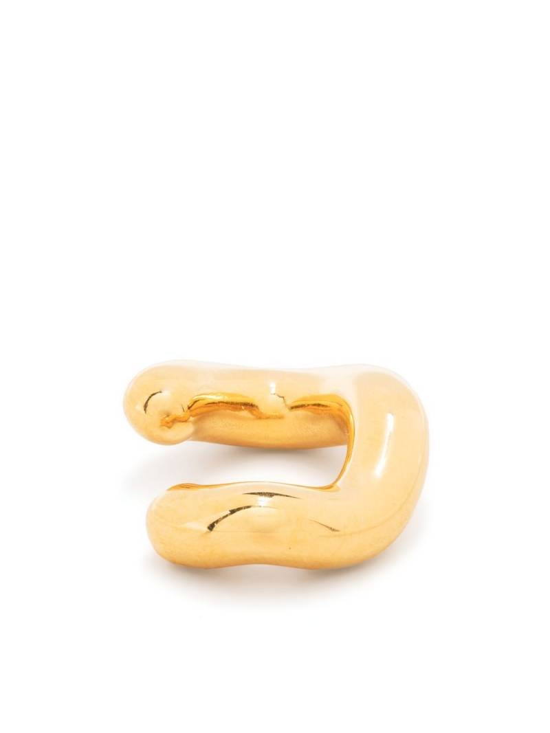 Charlotte Chesnais wave ear cuff - Gold von Charlotte Chesnais