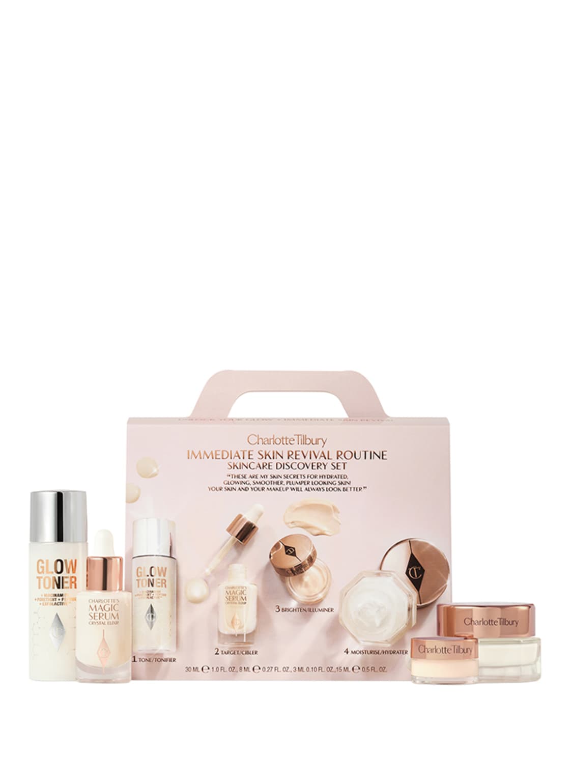 Charlotte Tilbury Immediate Skin Revival Routine Pflege-Set von Charlotte Tilbury