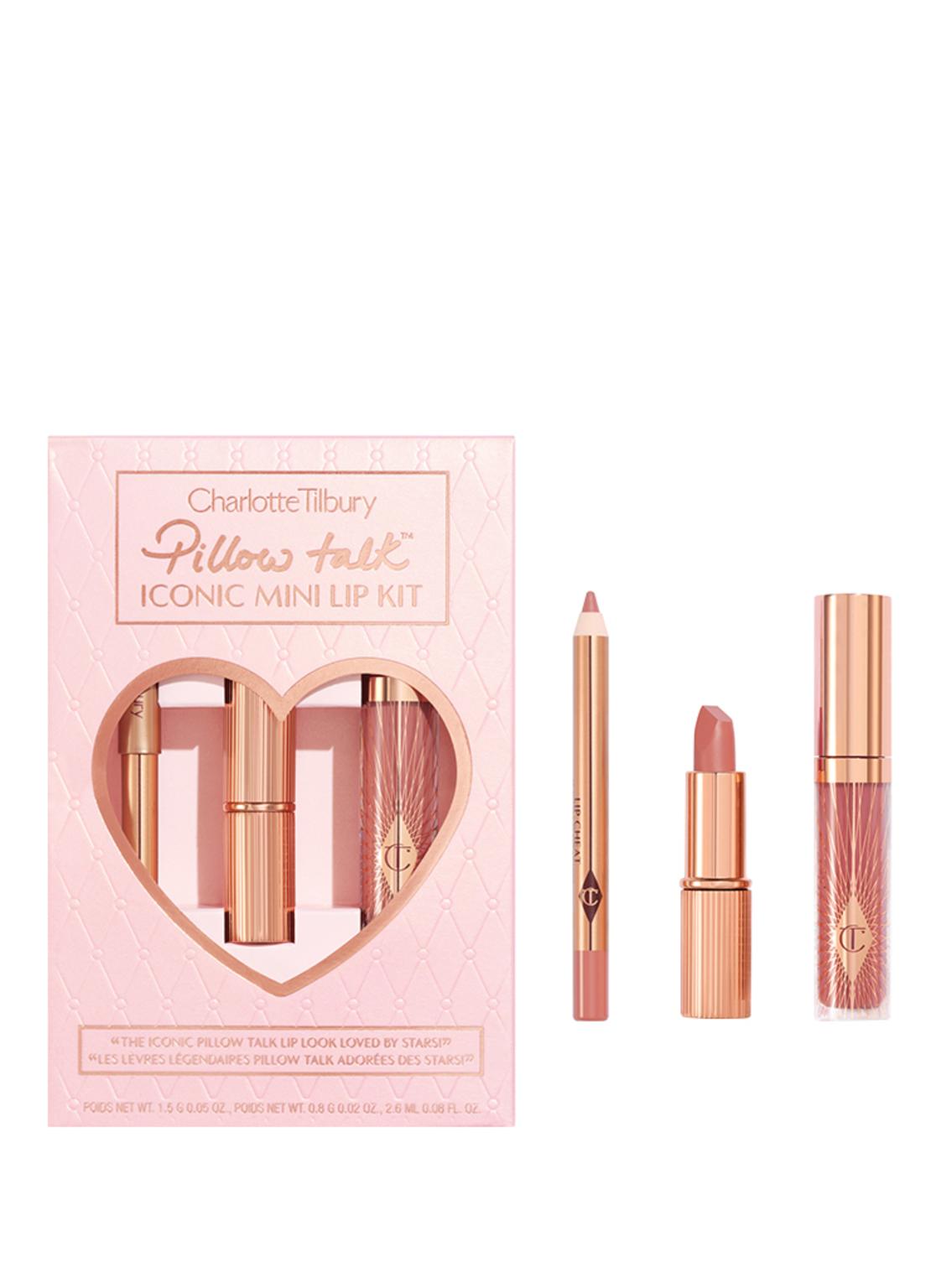 Charlotte Tilbury Pillow Talk Iconic Mini Lip Kit Make-up Set von Charlotte Tilbury