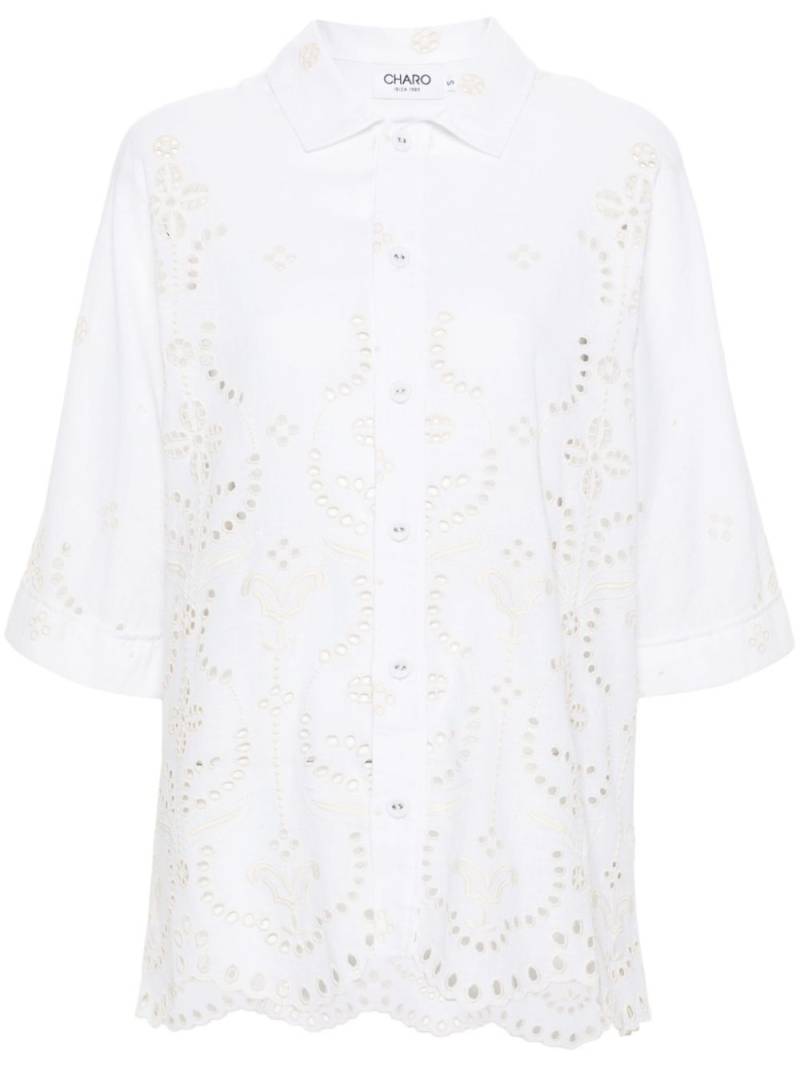 Charo Ruiz Ibiza Isma embroidered shirt - White von Charo Ruiz Ibiza