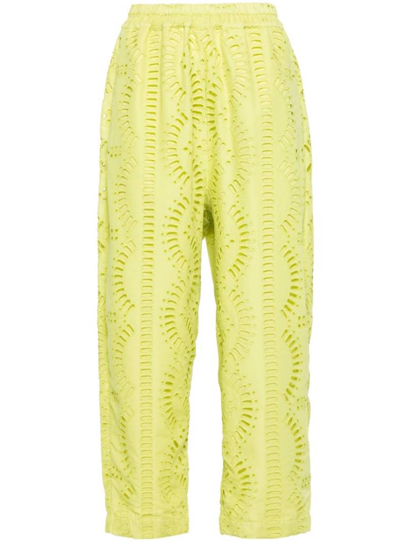 Charo Ruiz Ibiza Lya high-waist tapered trousers - Green von Charo Ruiz Ibiza