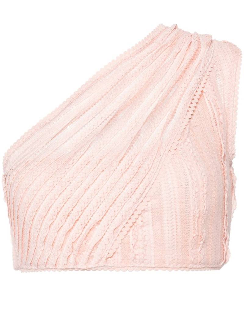 Charo Ruiz Ibiza Marthy one-shoulder crop top - Pink von Charo Ruiz Ibiza