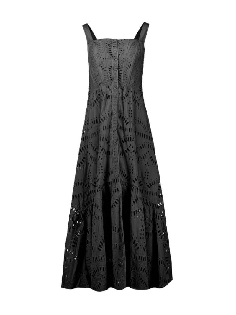 Charo Ruiz Ibiza Nissy embroidered maxi dress - Black von Charo Ruiz Ibiza