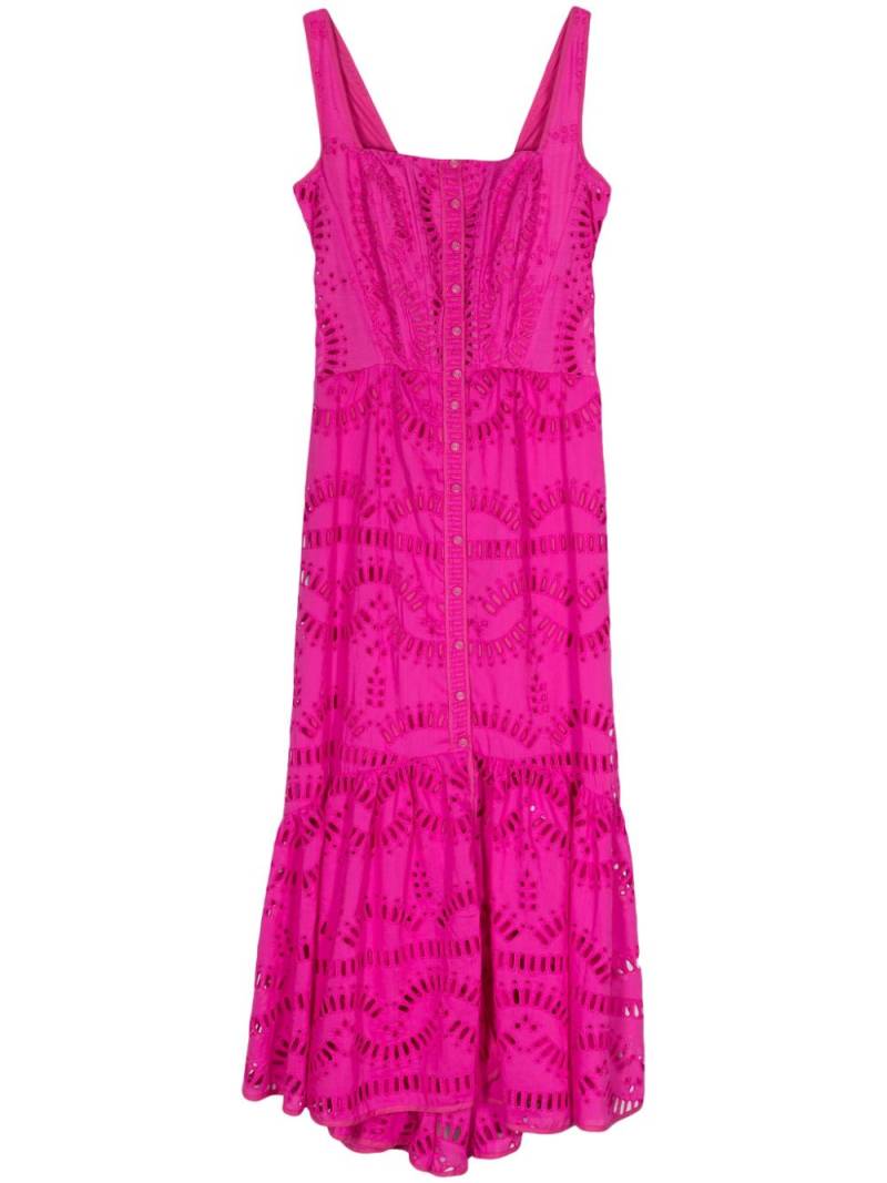 Charo Ruiz Ibiza Nissy embroidered maxi dress - Pink von Charo Ruiz Ibiza