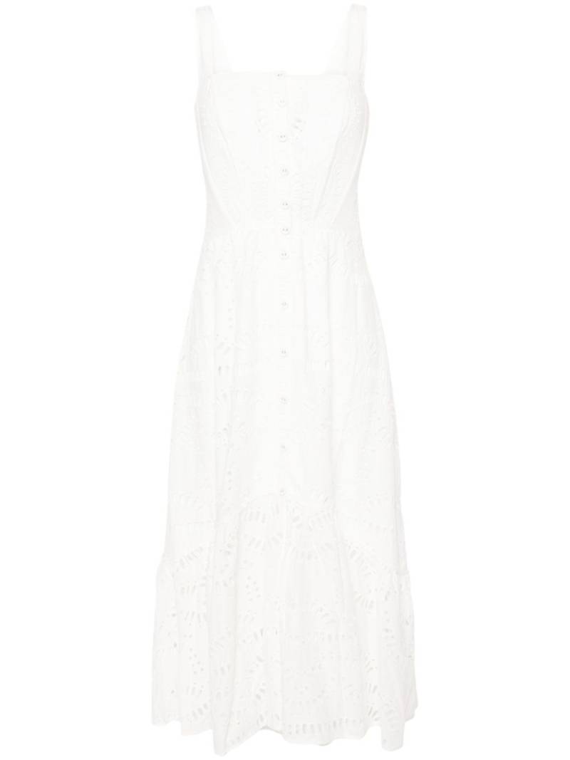 Charo Ruiz Ibiza Nissy embroidered maxi dress - White von Charo Ruiz Ibiza