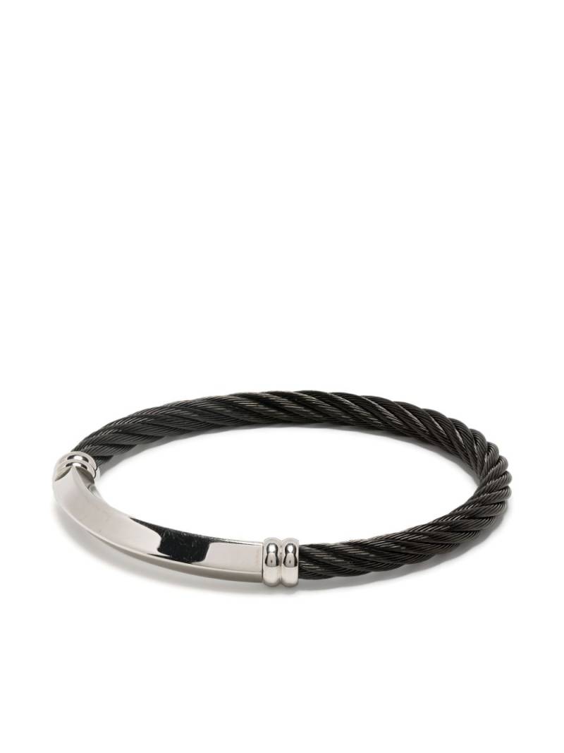 Charriol Better Half logo-engraved bracelet - Black von Charriol