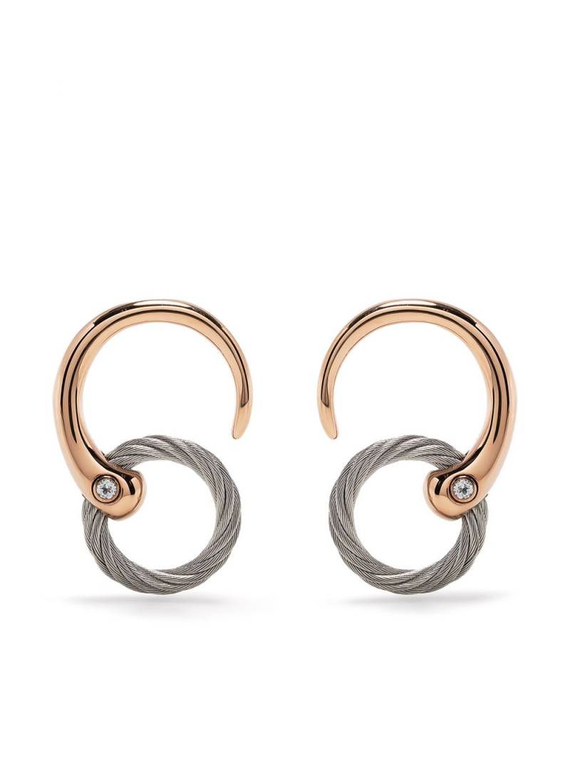 Charriol Infinity Zen earrings - Gold von Charriol