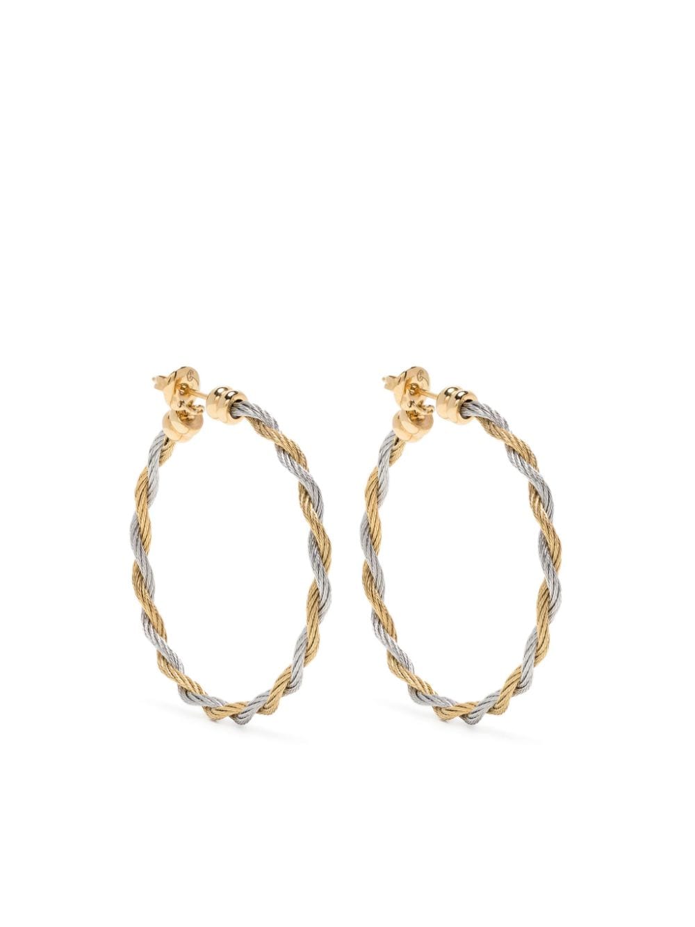Charriol Love Twist earrings - Gold von Charriol