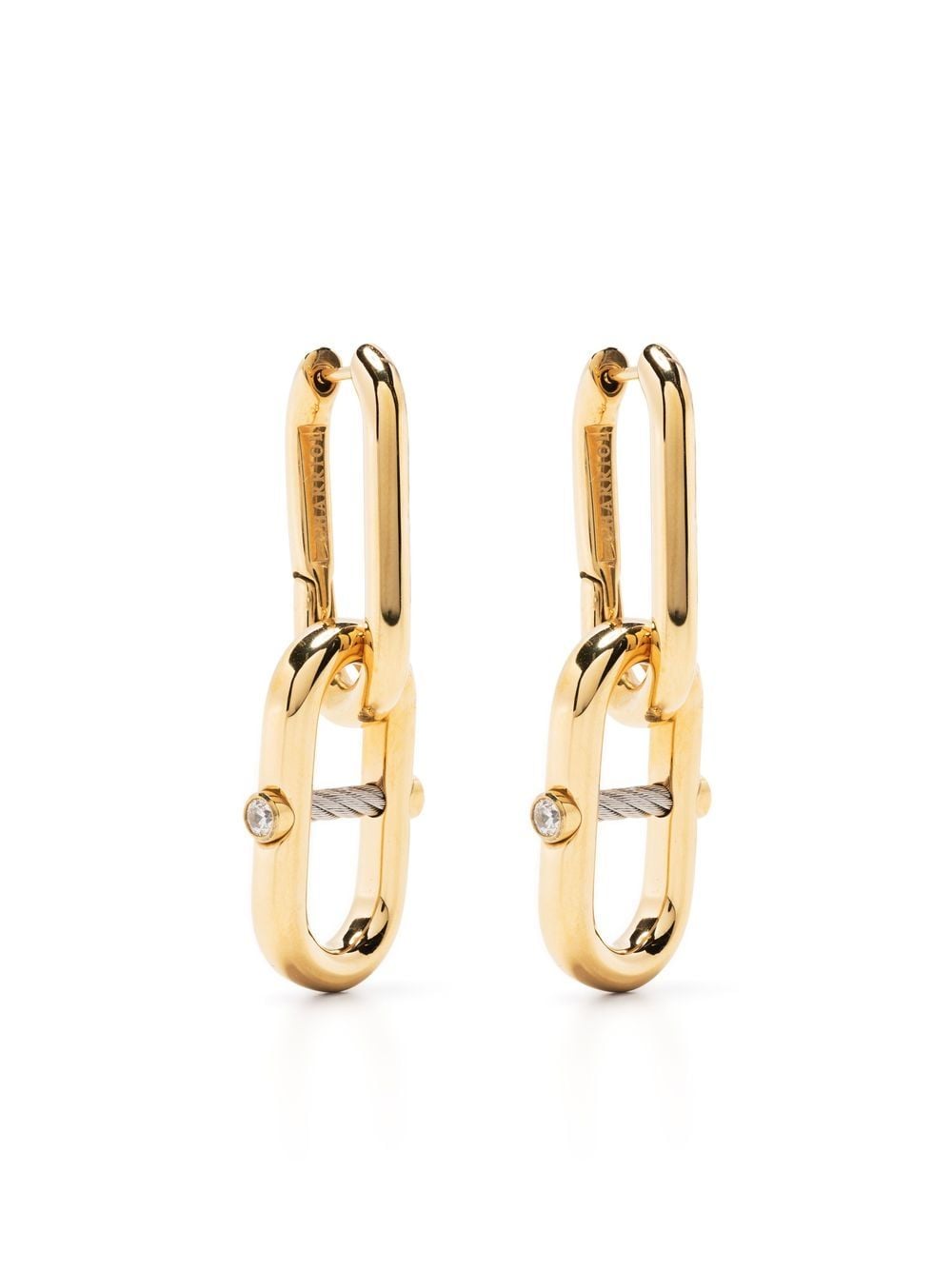 Charriol St. Tropez Mariner cable-link earrings - Gold von Charriol