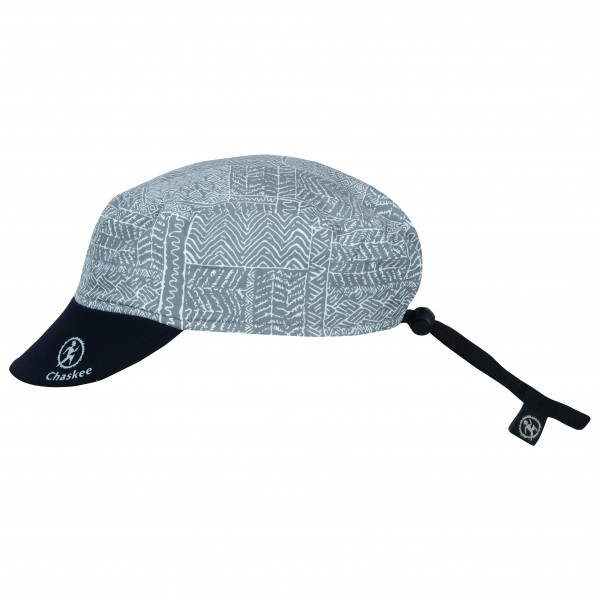 Chaskee - Reversible Cap Tribal Print - Cap Gr One Size - 52-60 cm grau von Chaskee