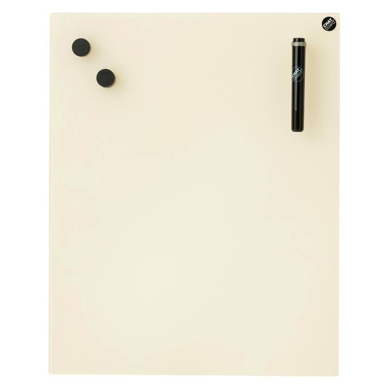 Classic Schreibtafel, Grösse 69.5 x 69.5 cm, Ausrichtung horizontal, Glas ink 40 mtin von Chat Board