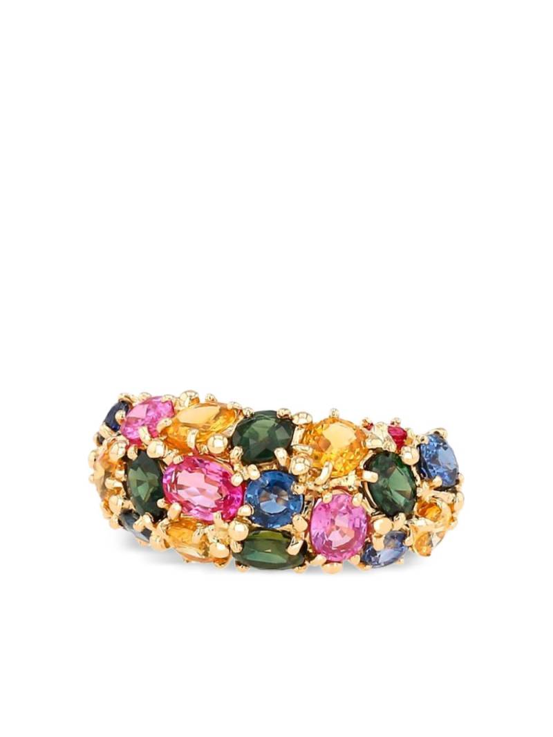 Chaumet 18kt yellow gold Jonc sapphire ring von Chaumet