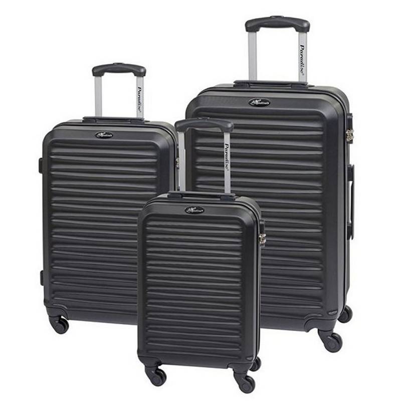 Havanna - 3er Trolleyset Schwarz von Check-In