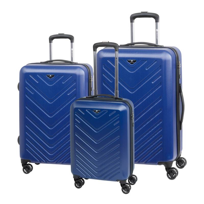 Mailand - 3er Trolleyset Blau von Check-In