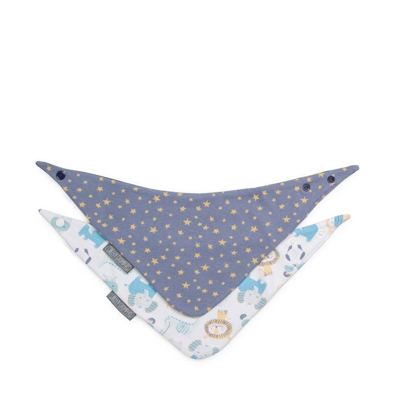 Duopack, Lätzchen Unisex Blau ONE SIZE von CHEEKY CHOMPERS