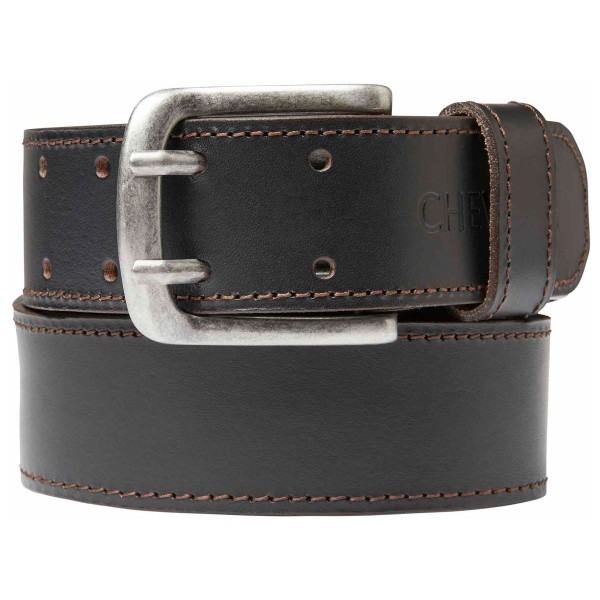 Chevalier - Barrow Leather Belt - Gürtel Gr 105 cm;115 cm;85 cm;95 cm grau von Chevalier