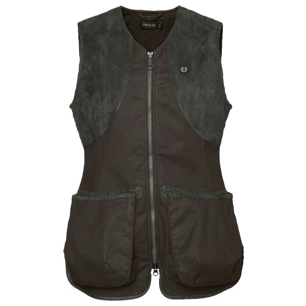 Chevalier - Women's Vintage Dogsport Vest - Softshellgilet Gr 36 grau/schwarz von Chevalier