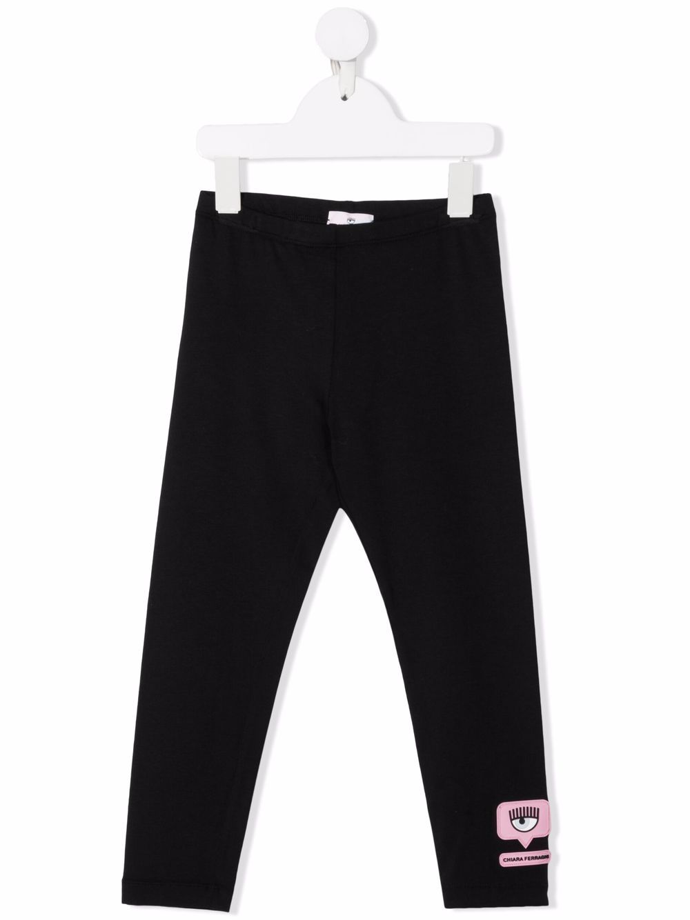 Chiara Ferragni Kids Eyelike-patch leggings - Black von Chiara Ferragni Kids