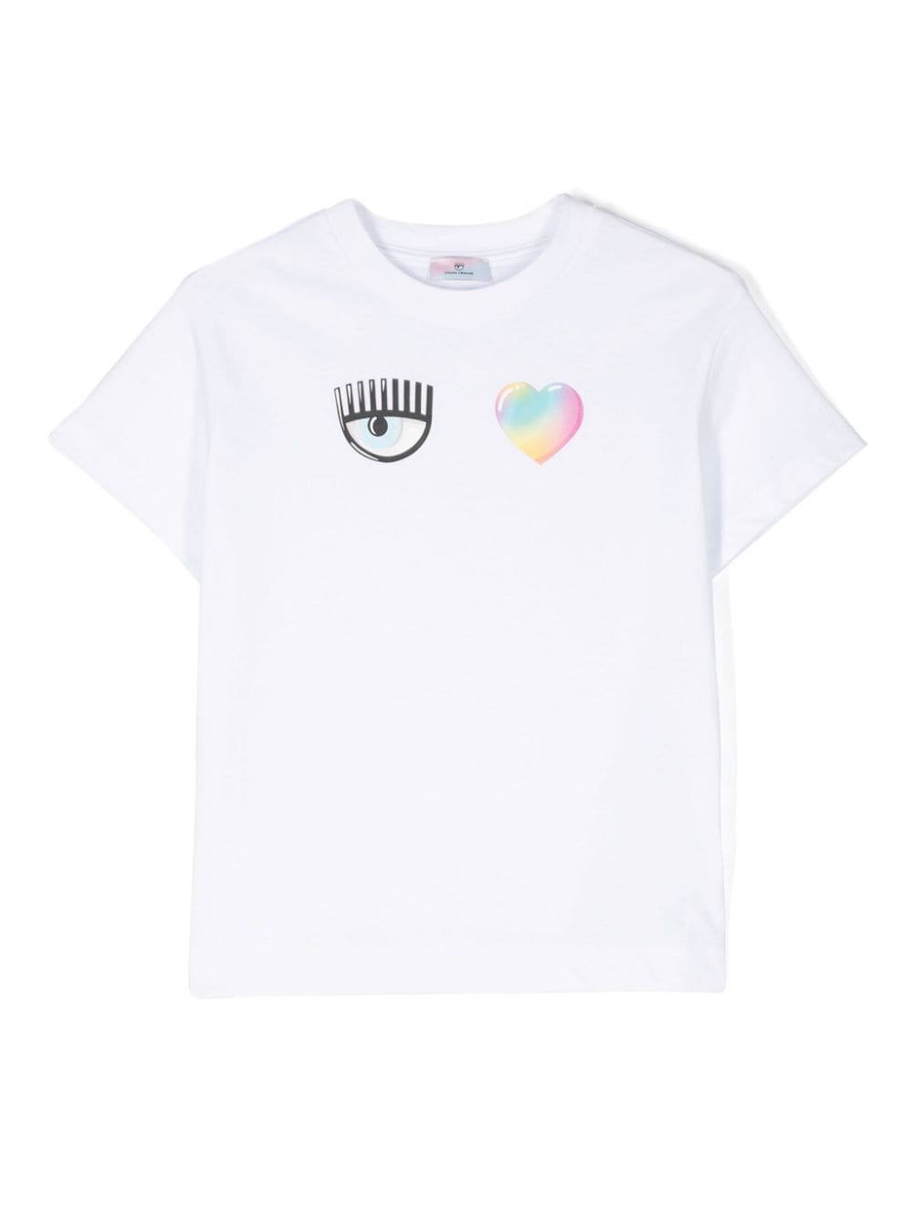 Chiara Ferragni Kids logo-print cotton T-shirt - White von Chiara Ferragni Kids