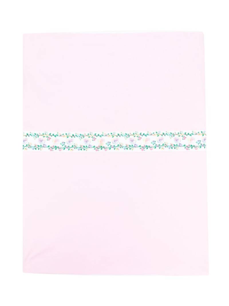 Chiara Ferragni Kids padded cotton blanket - Pink von Chiara Ferragni Kids