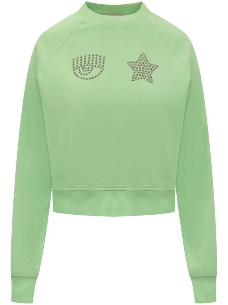 Chiara Ferragni Eye Star 310 sweatshirt - Green von Chiara Ferragni