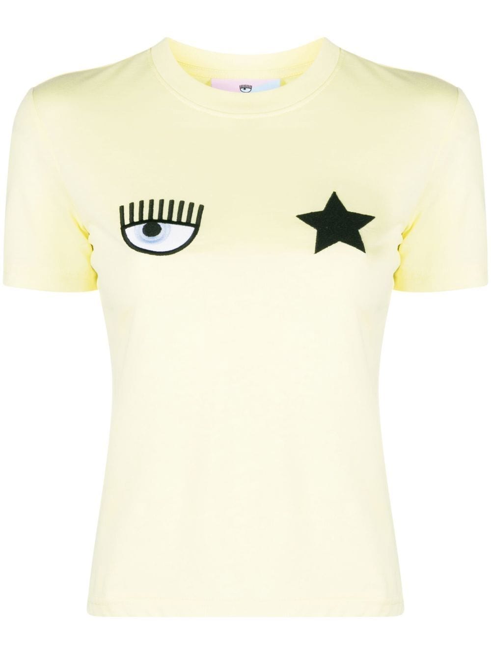 Chiara Ferragni Eye Star cotton T-shirt - Yellow von Chiara Ferragni