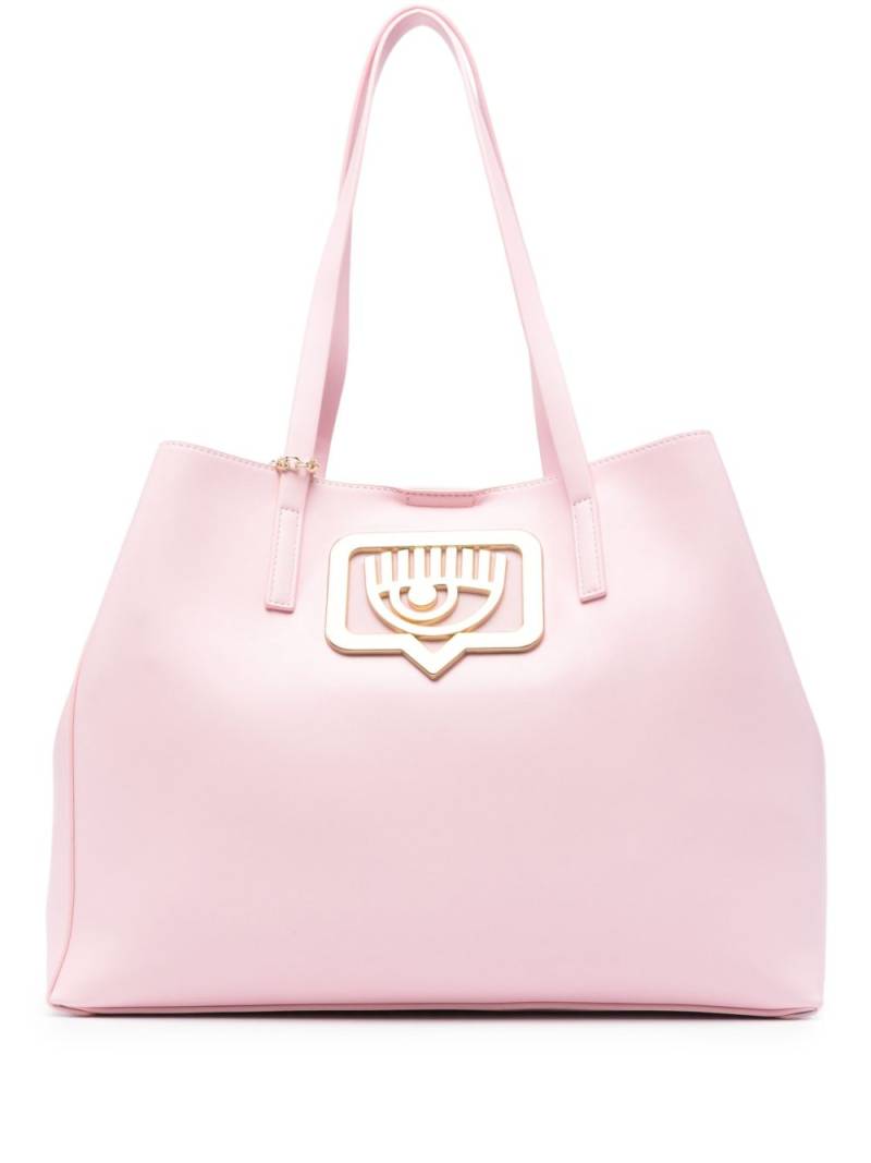 Chiara Ferragni Eyelike-motif tote bag - Pink von Chiara Ferragni