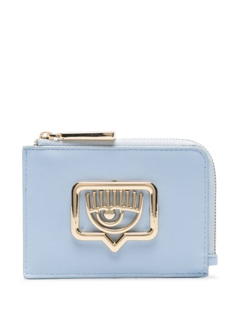 Chiara Ferragni Eyelike-motif wallet - Blue von Chiara Ferragni