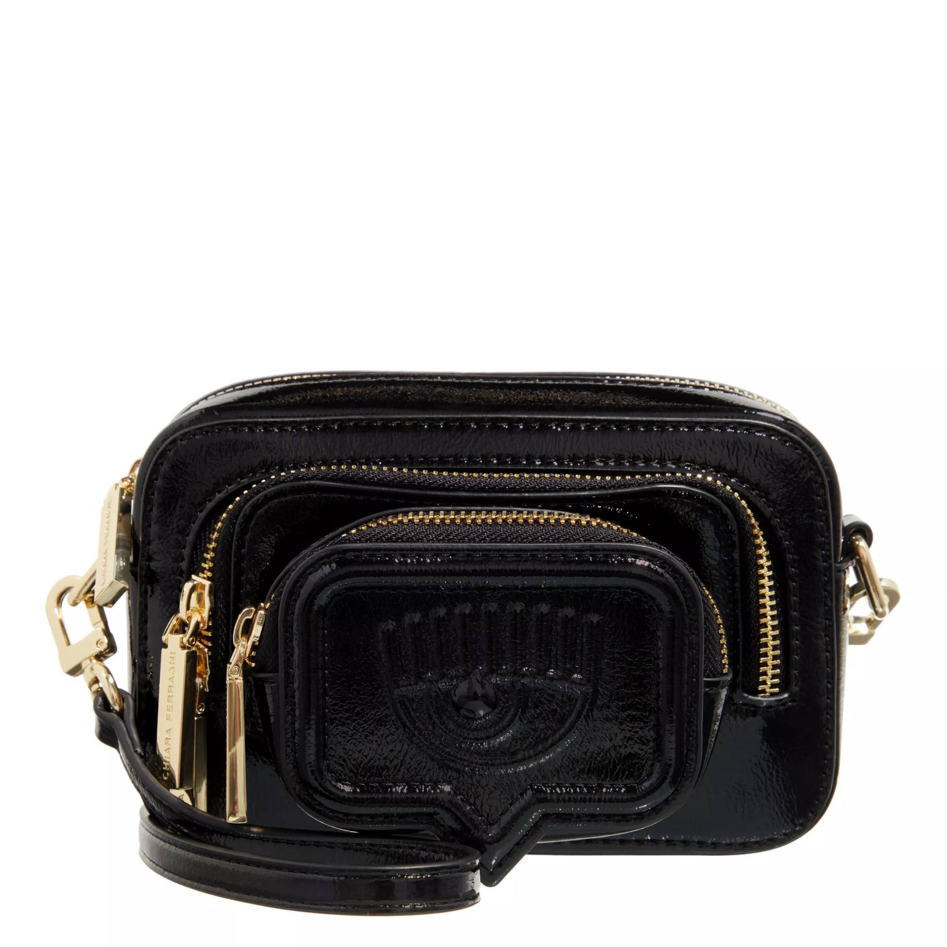 Chiara Ferragni Handtasche - Range F - Eyelike Pocket, Sketch 01 Bags - Gr. unisize - in Schwarz - für Damen von Chiara Ferragni