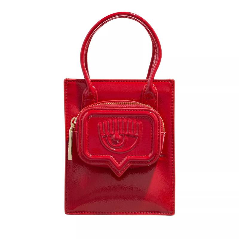 Chiara Ferragni Henkeltasche - Range F - Eyelike Pocket, Sketch 02 Bags - Gr. unisize - in Rot - für Damen von Chiara Ferragni