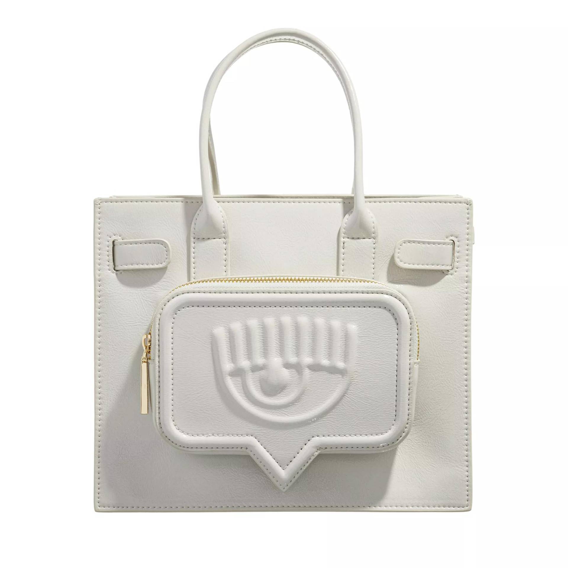 Chiara Ferragni Henkeltasche - Range F - Eyelike Pocket, Sketch 07 Bags - Gr. unisize - in Grau - für Damen von Chiara Ferragni