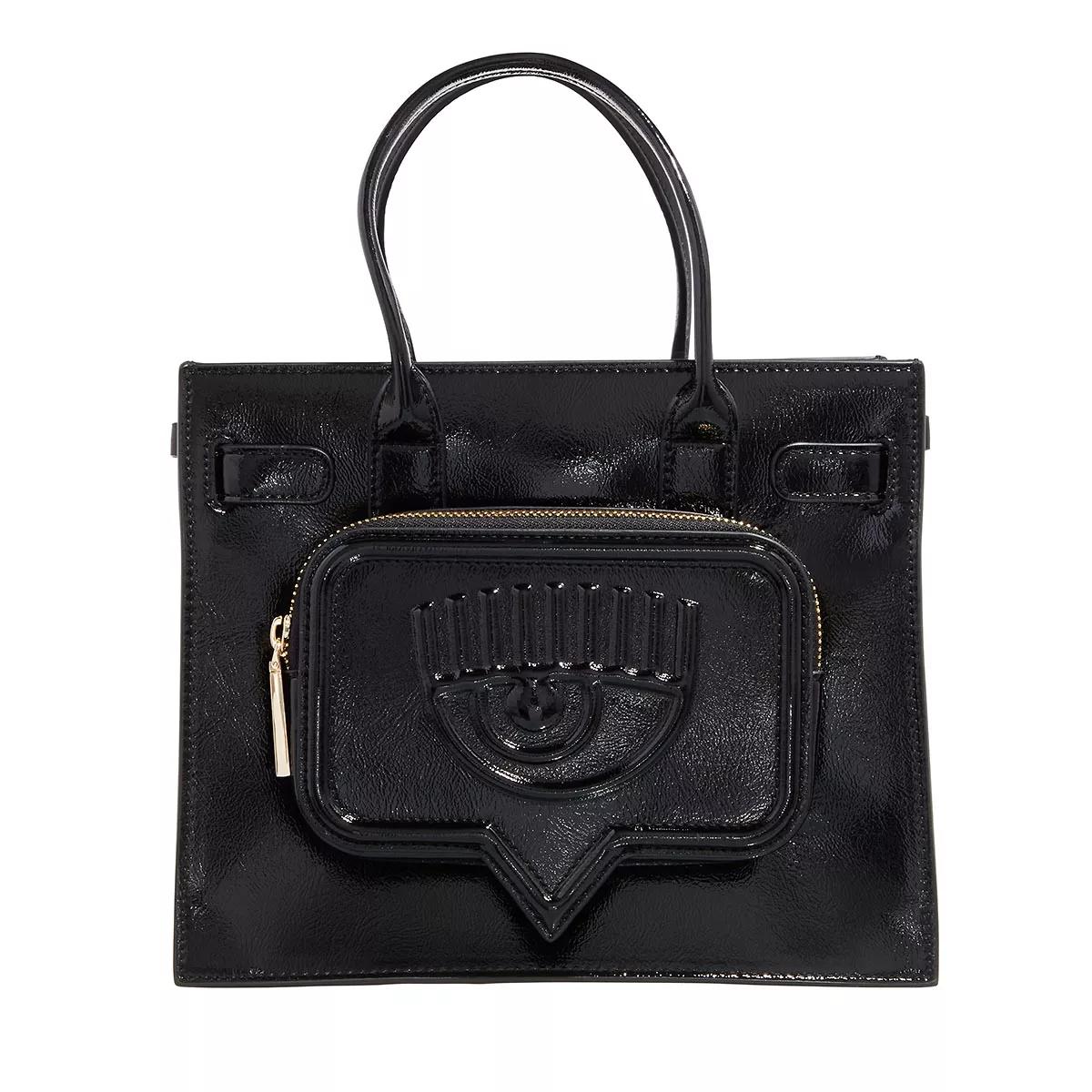 Chiara Ferragni Henkeltasche - Range F - Eyelike Pocket, Sketch 07 Bags - Gr. unisize - in Schwarz - für Damen von Chiara Ferragni