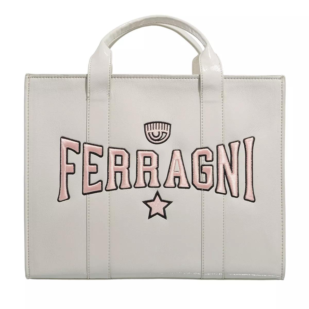 Chiara Ferragni Henkeltasche - Range N - Ferragni Stretch, Sketch 02 Bags - Gr. unisize - in Beige - für Damen von Chiara Ferragni