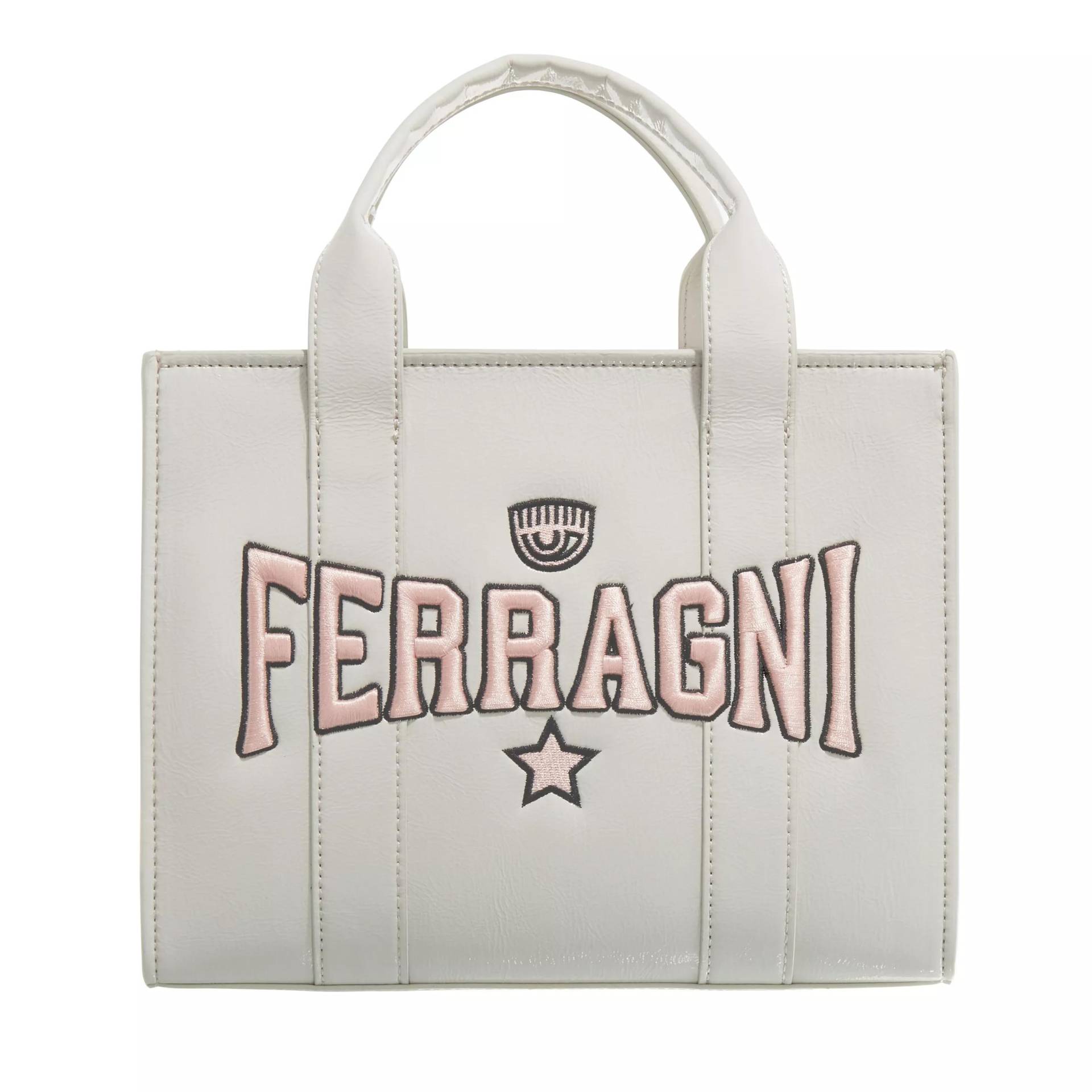 Chiara Ferragni Henkeltasche - Range N - Ferragni Stretch, Sketch 03 Bags - Gr. unisize - in Grau - für Damen von Chiara Ferragni