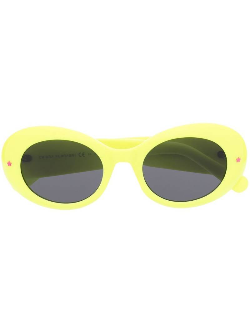 Chiara Ferragni L.A. Eye tinted sunglasses - Yellow von Chiara Ferragni