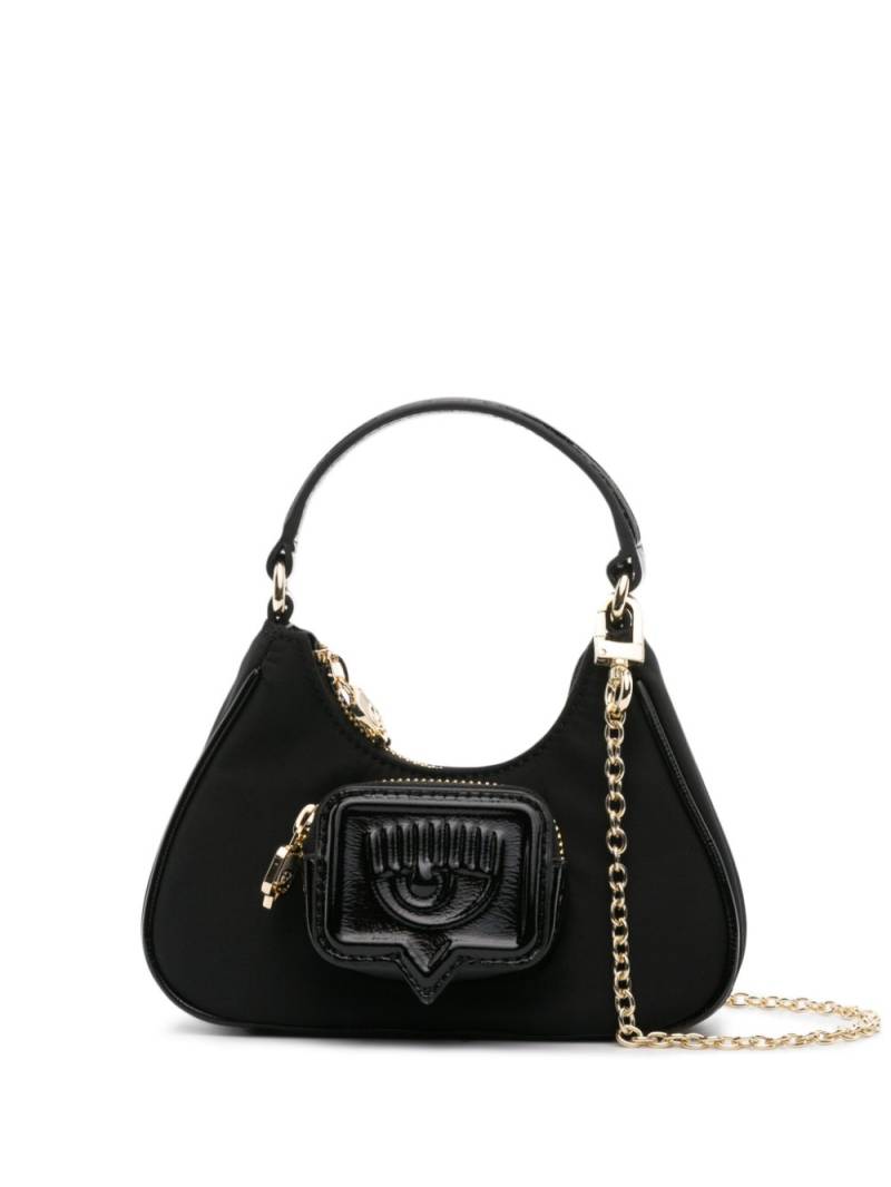 Chiara Ferragni Vicky debossed-logo mini bag - Black von Chiara Ferragni