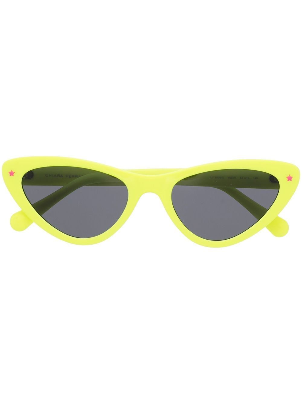 Chiara Ferragni cat-eye tinted sunglasses - Yellow von Chiara Ferragni