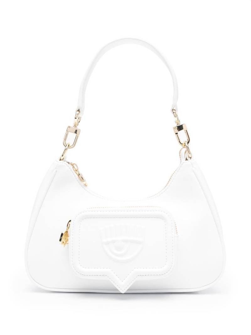 Chiara Ferragni debossed-logo shoulder bag - White von Chiara Ferragni