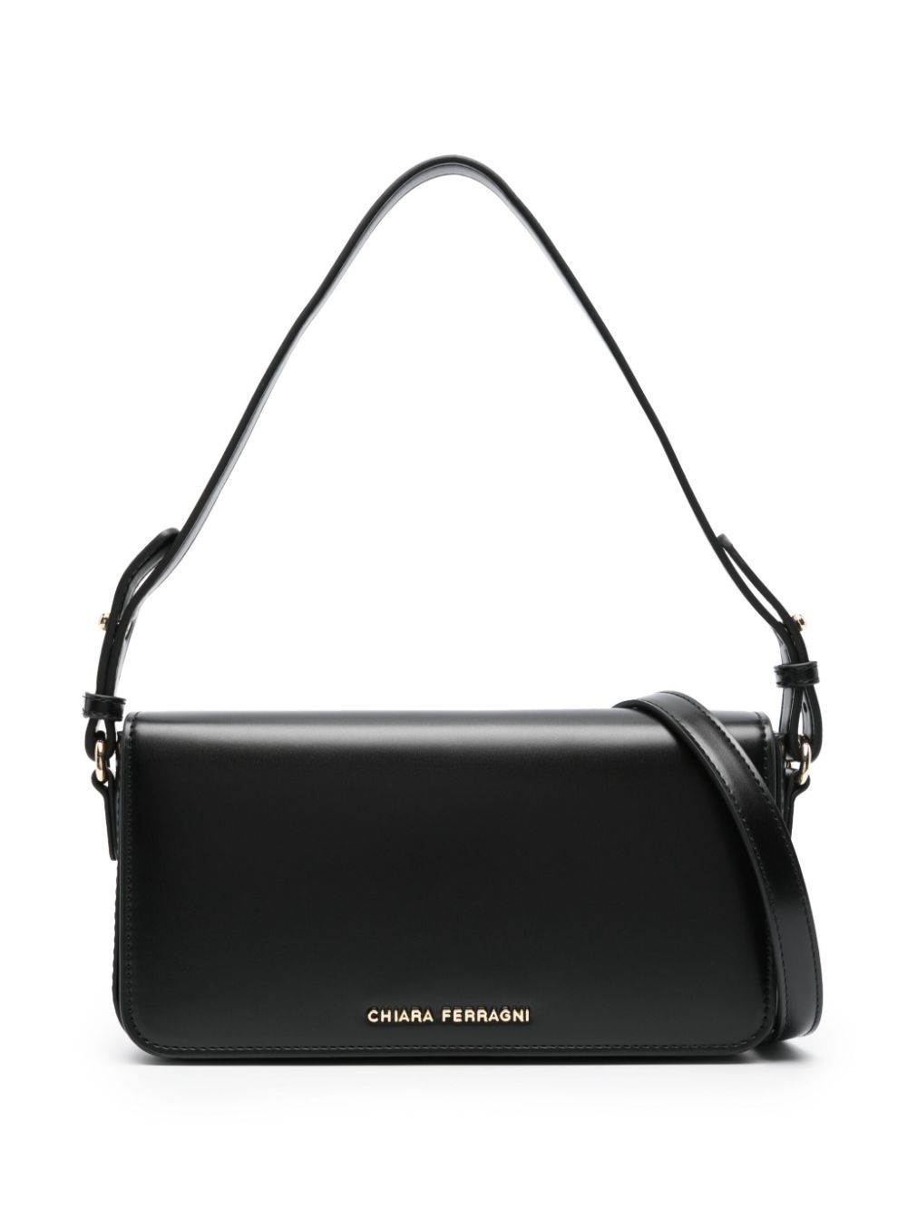 Chiara Ferragni logo-lettering faux-leather tote bag - Black von Chiara Ferragni