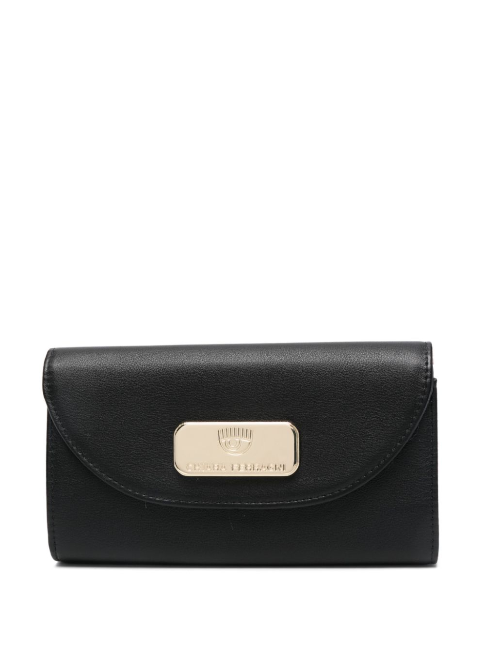 Chiara Ferragni logo-plaque jewellery bag - Black von Chiara Ferragni